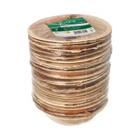 PAPSTAR Palmblatt-Schalen pure braun 425,0 ml, 25 St.
