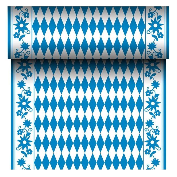 PAPSTAR Tischläufer ROYAL Collection 88159 blau, weiß 40,0 cm x 24,0 m, 1 Rolle