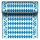 PAPSTAR Tischläufer ROYAL Collection 88159 blau, weiß 40,0 cm x 24,0 m, 1 Rolle