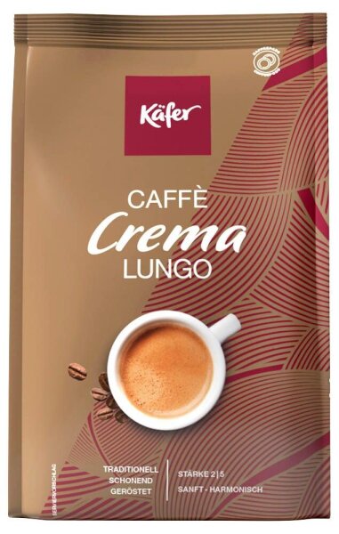 Käfer Caffè Crema Lungo Kaffeepads, Arabica- und Robustabohnen 36 St.