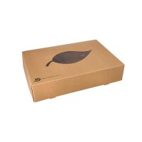 PAPSTAR Catering-Kartons pure braun 35,7 x 24,7 cm, 10 St.