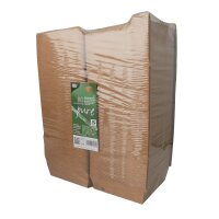PAPSTAR Burger-Boxen braun 12,5 x 12,5 cm, 80 St.