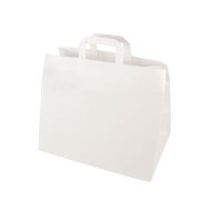 PAPSTAR Papier-Tragetaschen weiß 32,0 x 27,0 cm, 50...