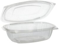 PAPSTAR Einweg-Salatschalen pure glasklar 20,5 x 6,6 cm, 50 St.
