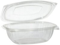 PAPSTAR Einweg-Salatschalen pure glasklar 20,5 x 6,6 cm, 50 St.