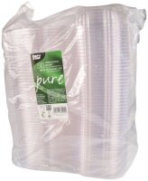 PAPSTAR Einweg-Salatschalen pure glasklar 375,0 ml, 50 St.