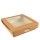PAPSTAR Feinkostboxen pure braun 19,0 x 19,0 cm, 25 St.