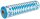 STARPAK Tischläufer soft selection blau, weiß 40,0 cm x 24,0 m, 1 Rolle