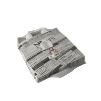 PAPSTAR Papier-Tragetaschen Newsprint weiß 26,0 x...