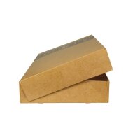 PAPSTAR Catering-Kartons pure braun 46,4 x 31,3 cm, 10 St.