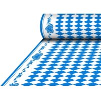PAPSTAR Tischdecke 84501 blau, weiß 118,0 cm x 25,0...