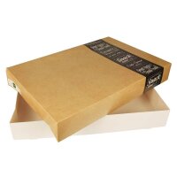 PAPSTAR Catering-Kartons pure braun 55,7 x 37,6 cm, 10 St.