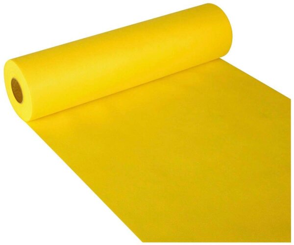 STARPAK Tischläufer soft selection gelb 40,0 cm x 24,0 m, 1 Rolle