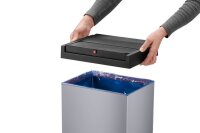 Hailo Big-Box Swing XL Mülleimer 52,0 l silber, 1 St.