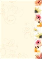 SIGEL Motivpapier Flowerstyle Motiv DIN A4 90 g/qm 50 Blatt