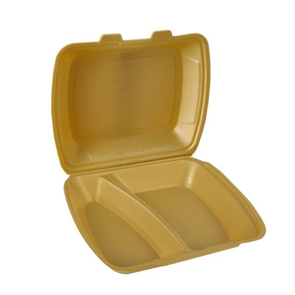 STARPAK Einweg-Menüschalen gold 24,3 x 20,8 cm, 200 St.
