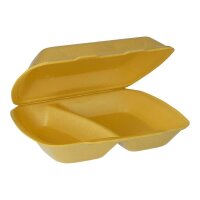 STARPAK Einweg-Menüschalen gold 24,3 x 20,8 cm, 200 St.