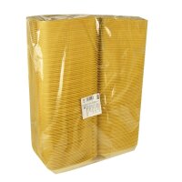 STARPAK Einweg-Menüschalen gold 24,3 x 20,8 cm, 200 St.