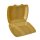 STARPAK Einweg-Menüschalen gold 24,3 x 20,8 cm, 200 St.