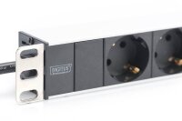 DIGITUS DN-95401 8-fach Steckdosenleiste für Serverschrank 2,0 m weiß