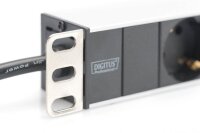 DIGITUS DN-95401 8-fach Steckdosenleiste für Serverschrank 2,0 m weiß