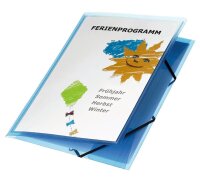 OXFORD Eckspanner Polyvision DIN A4 blau, 1 St.