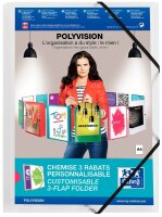 OXFORD Eckspanner Polyvision DIN A4 transparent, 1 St.