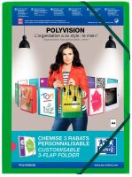 OXFORD Eckspanner Polyvision DIN A4 grün, 1 St.