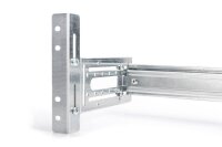 DIGITUS Hutschienenträger DN-19-DIN-4U Stahlblech grau