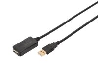 DIGITUS USB 2.0 USB-Kabel  DA-70130-4 5,0 m schwarz, 1 St.