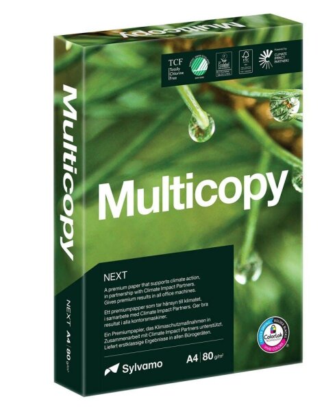 Multicopy Kopierpapier Next DIN A4 80 g/qm 500 Blatt