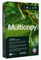 Multicopy Kopierpapier Zero DIN A3 80 g/qm 500 Blatt
