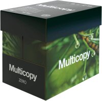 Multicopy Kopierpapier Zero DIN A4 80 g/qm 2.500 Blatt...