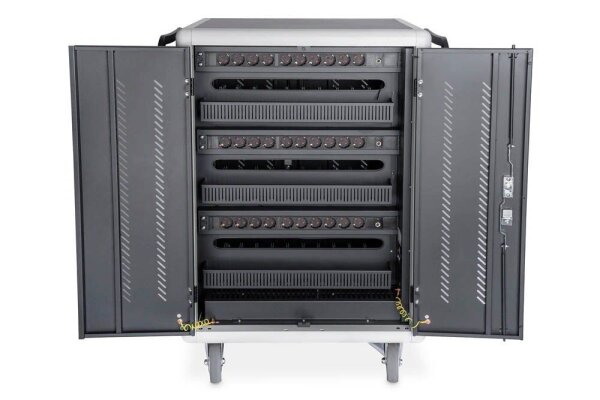 DIGITUS DN-45002 mobiler Ladeschrank schwarz, 300 Watt / VA