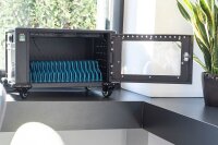 DIGITUS DN-45003 mobiler Ladeschrank schwarz, 160 Watt / VA