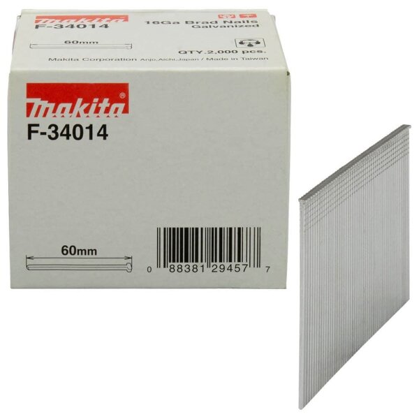 makita Stauchkopfnägel F-34014 2000 Stück