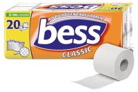 bess Toilettenpapier CLASSIC 3-lagig, 20 Rollen