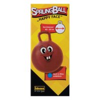 Idena Hüpfball Happy Face rot, 1 St.