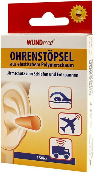 WUNDmed® Ohrstöpsel Kunststoff, 4 St.