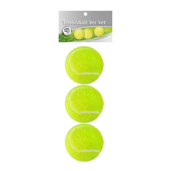 Idena Tennisbälle gelb/grün, Ø 6,5 cm, 3 St.