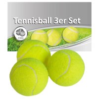 Idena Tennisbälle gelb/grün, Ø 6,5 cm, 3...