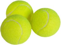 Idena Tennisbälle gelb/grün, Ø 6,5 cm, 3 St.