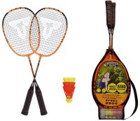 TALBOT torro® Badminton-Set schwarz, orange