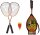 TALBOT torro® Badminton-Set schwarz, orange