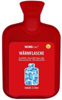 WUNDmed® 2 Liter Wärmflasche rot