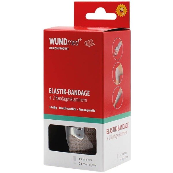 WUNDmed® Kreppbandage  04-007 10,0 cm x 3,0 m, 3 St.
