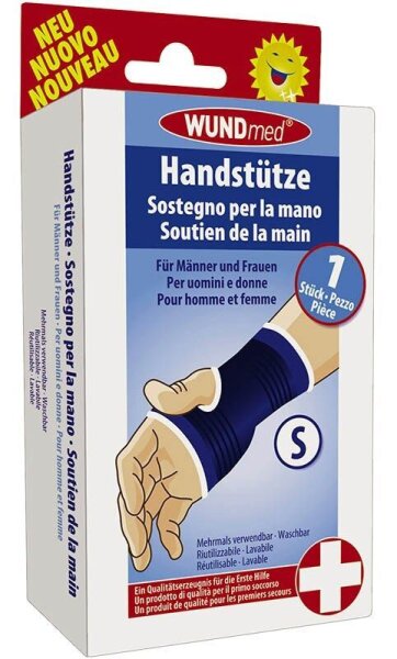 WUNDmed® Handgelenkbandage Handstütze 04-002S, Gr. S blau, 1 St.