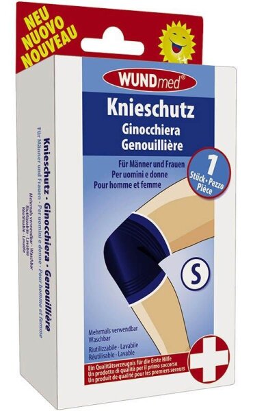 WUNDmed® Kniebandage 04-005S, Gr. S blau, 1 St.