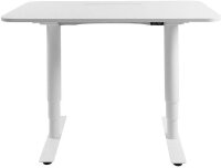 Topstar Sitness X Up Table 20 elektrisch höhenverstellbarer Schreibtisch weiß rechteckig, T-Fuß-Gestell weiß 110,0 x 60,0 cm