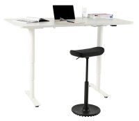 Topstar Sitness X Up Table 30 elektrisch höhenverstellbarer Schreibtisch weiß rechteckig, T-Fuß-Gestell weiß 160,0 x 80,0 cm